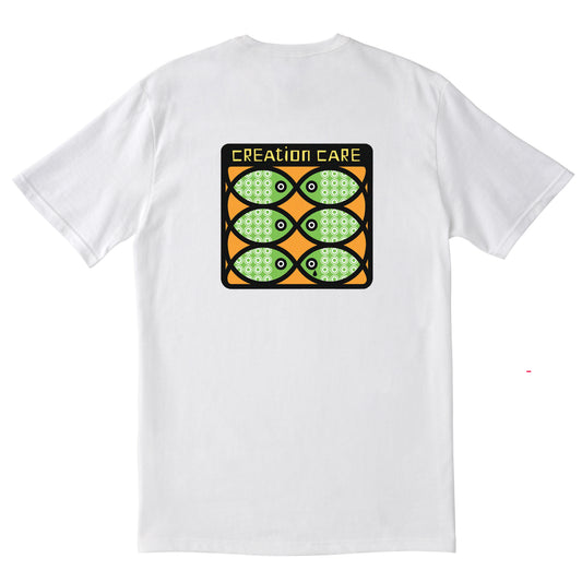 Creation Care, Fish Unisex Tee, White