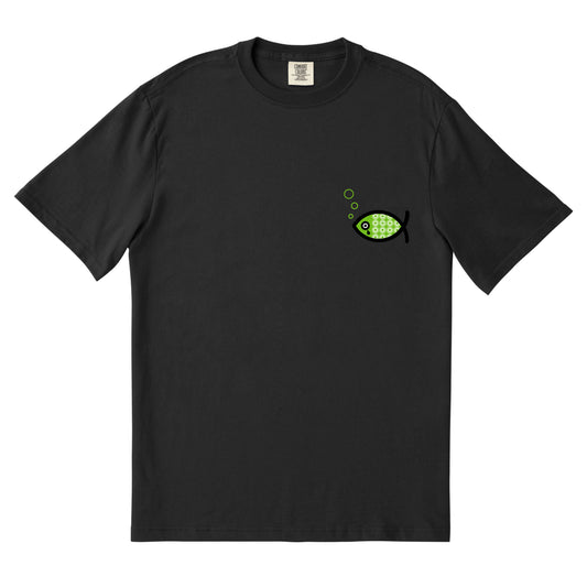 Watch Over Creation, Fish Unisex Tee, Black