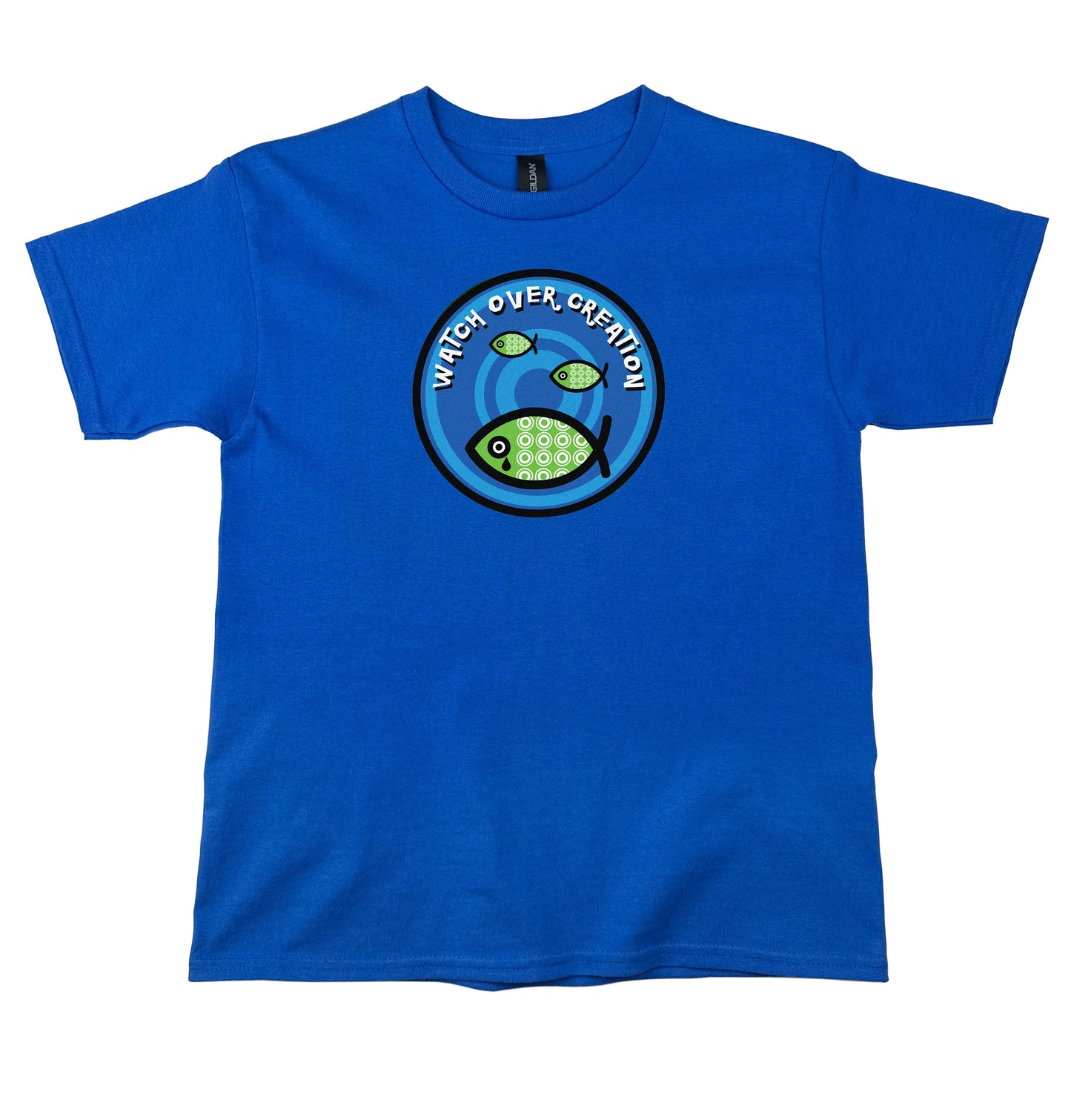Watch Over Creation Youth Tee, Blue